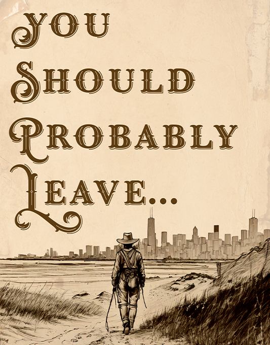 You Should Probably Leave...